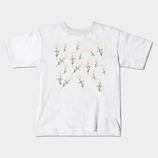 Daisy Pattern Kids T-Shirt